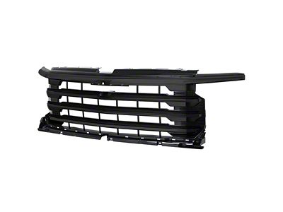 Mesh Upper Replacement Grille; Gloss Black (22-25 Silverado 1500 High Country)