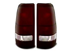 Raxiom Axial Series Tail Lights; Black Housing; Midnight Red Lens (99-02 Silverado 1500 Fleetside)