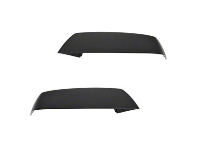 Mirror Caps; Textured Black (14-17 Silverado 1500)