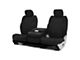 ModaCustom Wetsuit Front Seat Covers; Black (14-18 Silverado 1500 w/ Bench Seat)
