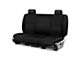 ModaCustom Wetsuit Rear Seat Cover; Black (20-24 Silverado 1500 Double Cab)