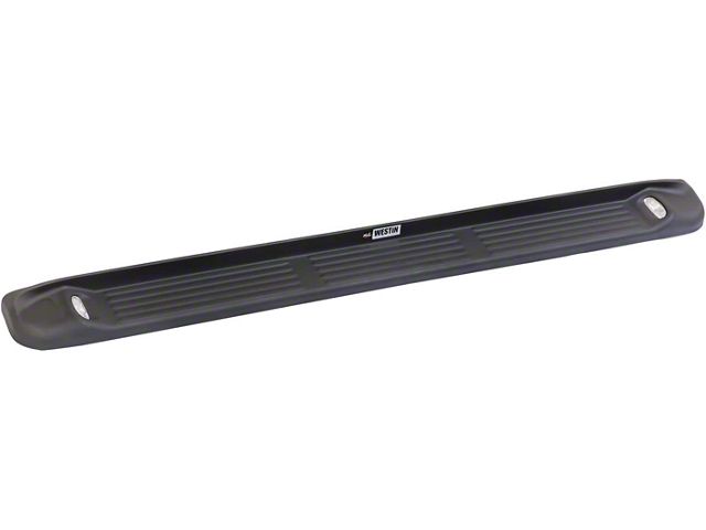 Molded Lighted Running Boards without Mounting Kit; Black (99-18 Silverado 1500 Extended/Double Cab)