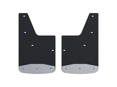 Textured Rubber Mud Guards; Front; 12-Inch x 20-Inch (19-25 Silverado 1500)