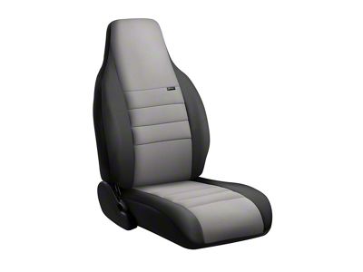 Fia Neo Series Front Seat Covers; Gray (14-18 Silverado 1500 w/ Bucket Seats)