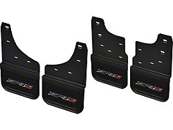 No-Drill Mud Flaps with Black Anodized ZR2 Logo; Front and Rear (22-26 Silverado 1500 ZR2)