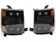 AlphaRex NOVA-Series LED Projector Headlights; Alpha Black Housing; Clear Lens (14-15 Silverado 1500)
