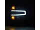 AlphaRex NOVA-Series LED Projector Headlights; Black Housing; Clear Lens (16-18 Silverado 1500 w/ Factory Halogen Turn Signals)