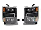 AlphaRex NOVA-Series LED Projector Headlights; Black Housing; Clear Lens (14-15 Silverado 1500)