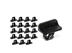 Nylon Bumper Molding Clips; 20-Piece (15-19 Silverado 1500)