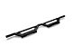 Octagon Tube Drop Style Nerf Side Step Bars; Black (07-18 Silverado 1500 Extended/Double Cab)