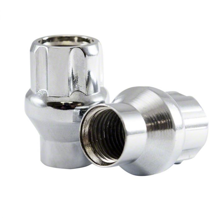 thumbnail image 2 of 24pc Chrome Spline Lug Nut Kit + Key - M12x1.5 Extended Thread 1.4" Tall - Conical Seat 2 of 4