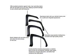 OE Factory Style Fender Flares; Black (07-13 Silverado 1500 w/ 6.50-Foot Standard & 8-Foot Long Box)