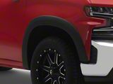 OE Style Fender Flares; Gloss Black (19-26 Silverado 1500)