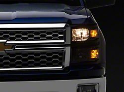 OE Style Headlight; Black Housing; Clear Lens; Driver Side (14-15 Silverado 1500)