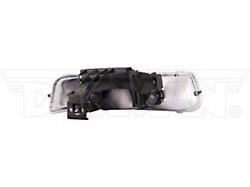 OE Style Headlight; Chrome Housing; Clear Lens; Driver Side (99-02 Silverado 1500)