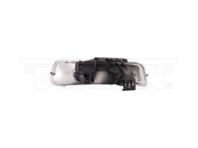 OE Style Headlight; Chrome Housing; Clear Lens; Passenger Side (99-02 Silverado 1500)