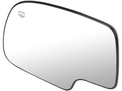OE Style Heated Mirror Glass; Driver Side (05-06 Silverado 1500)