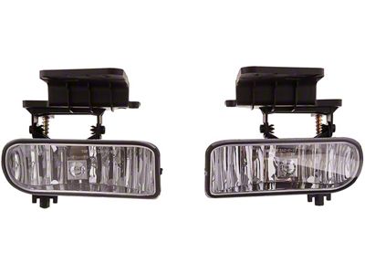 OE Style Replacement Fog Lights; Clear (99-02 Silverado 1500)