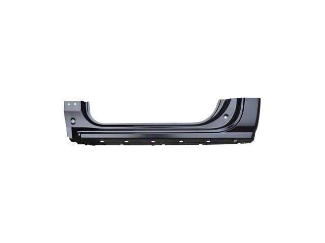 Drivers Rocker Panel Silverado 1500 OE Style Rocker Panel with Cab Corner; Driver Side (14 ...