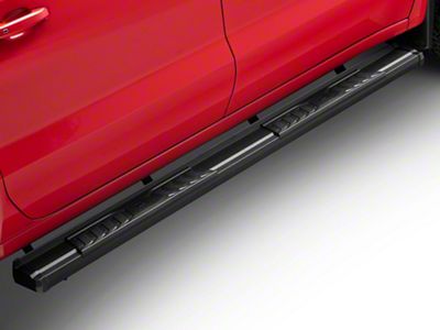 OE Style Running Boards; Black (19-25 Silverado 1500 Crew Cab)
