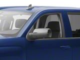 OE Style Side Mirror with LED Puddle Light; Glossy Black; Driver Side (14-18 Silverado 1500)