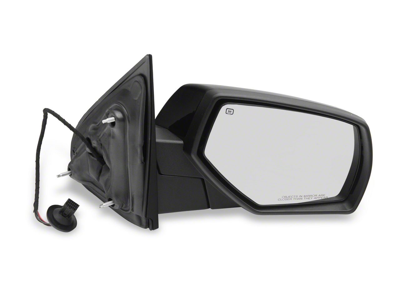 Raxiom Axial Series LED Mirror Lights; Smoked (19-26 Silverado 1500