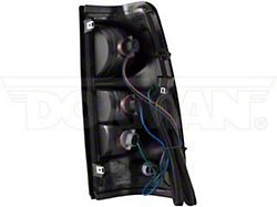 OE Style Tail Light; Black Housing; Red/Clear Lens; Driver Side (04-06 Silverado 1500)