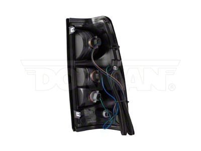 OE Style Tail Light; Black Housing; Red/Clear Lens; Driver Side (04-06 Silverado 1500)