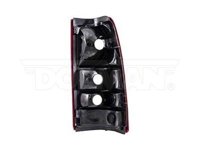 OE Style Tail Light; Chrome Housing; Red/Clear Lens; Driver Side (99-00 Silverado 1500)