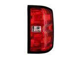 OE Style Tail Light; Chrome Housing; Red/Clear Lens; Passenger Side (16-18 Silverado 1500 w/ Factory Halogen Tail Lights)