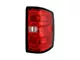 OE Style Tail Light; Chrome Housing; Red/Clear Lens; Passenger Side (14-18 Silverado 1500 w/ Factory Halogen Tail Lights)