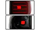 OE Style Tail Lights; Chrome Housing; Red Smoked Lens (19-21 Silverado 1500 w/ Factory Halogen Tail Lights)