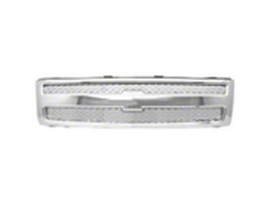 Upper Replacement Grille; Chrome (12-13 Silverado 1500)