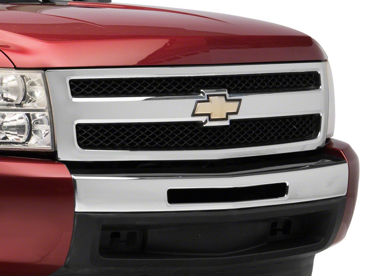 OE Replacement Chevrolet Front Bumper Face Bar (Partslink Number GM100 For 04-05 Chevy Malibu OE Style Dark Gray Front Bumper Upper Grille Assembly