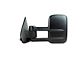 OEM Style Extendable Manual Towing Mirror; Driver Side (14-19 Silverado 1500)