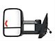OEM Style Extendable Powered Towing Mirror; Driver Side (07-14 Silverado 1500)