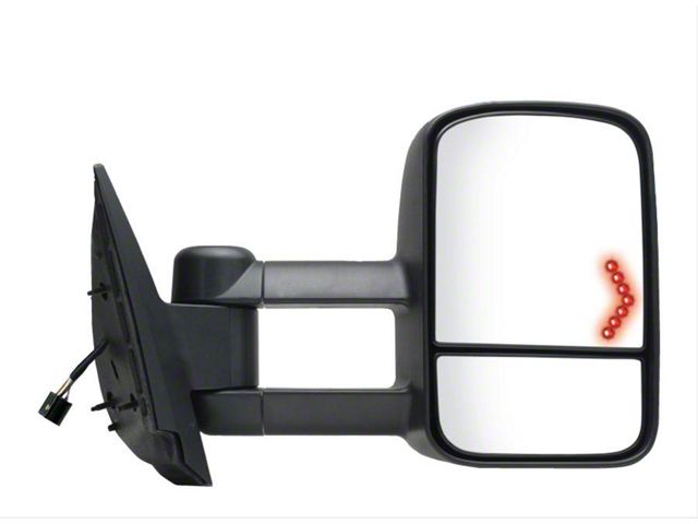 OEM Style Extendable Powered Towing Mirror; Passenger Side (07-14 Silverado 1500)