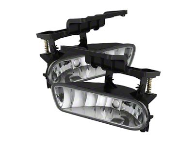 OEM Style Fog Lights without Switch; Clear (99-02 Silverado 1500)