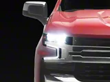 OEM Style Full LED Headlight; Black Housing; Clear Lens; Driver Side (19-21 Silverado 1500 w/ Factory LED Headlights; 2022 Silverado 1500 LTD w/ Factory LED Headlights)