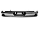 OEM Style Steel Rear Bumper; Not Pre-Drilled for Backup Sensors; Chrome (14-18 Silverado 1500)