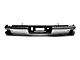 OEM Style Steel Rear Bumper; Pre-Drilled for Backup Sensors; Chrome (14-18 Silverado 1500)