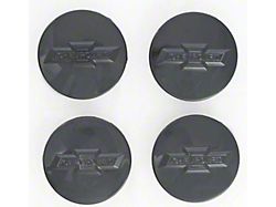 Officially Licensed Center Caps; Gloss Black (14-24 Silverado 1500)