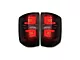 OLED Tail Lights; Chrome Housing; Smoked Lens (16-18 Silverado 1500 w/ Factory LED Tail Lights)