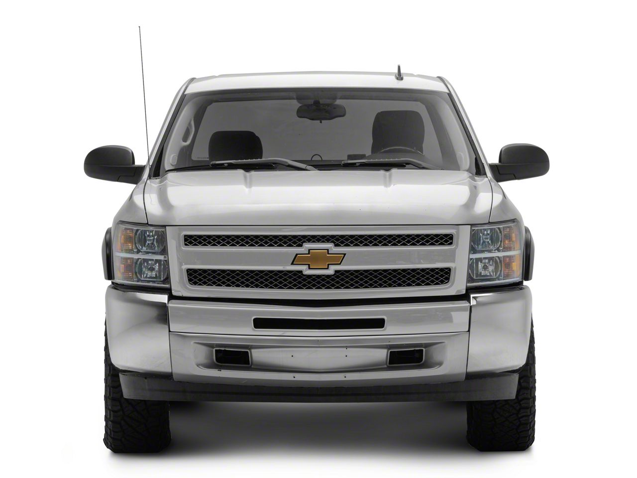 Silverado 1500 Original Riderz Fender Flares; Smooth Black