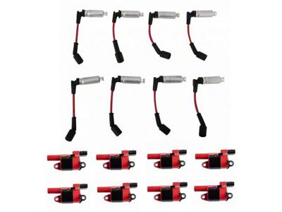Performance Ignition Coil Kit; Round Style (07-08 V8 Silverado 1500)
