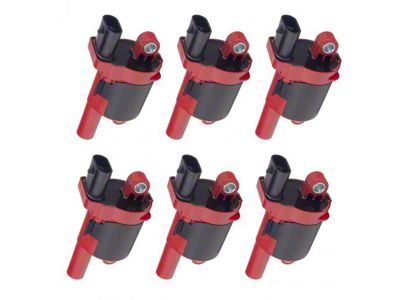Performance Ignition Coil Kit; Round Style (14-25 4.3L Silverado 1500)