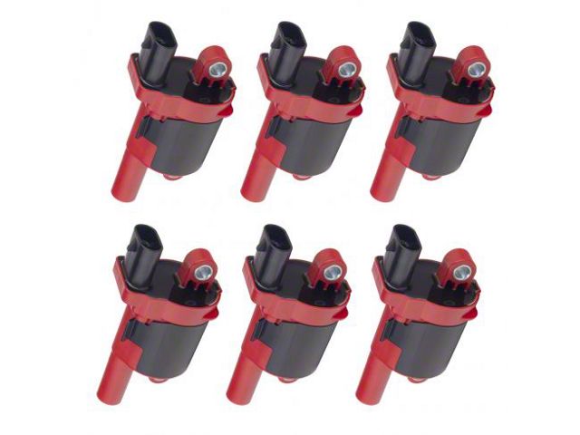 Performance Ignition Coil Kit; Round Style (14-24 4.3L Silverado 1500)