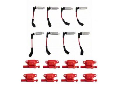 Performance Ignition Coil Kit; Square Style (07-08 V8 Silverado 1500)