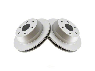 Plain Vented 6-Lug Rotors; Rear Pair (03-06 Silverado 1500 w/ Quadrasteer)