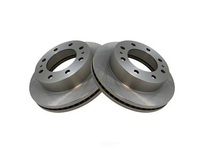 Plain Vented 8-Lug Rotors; Front Pair (2004 Silverado 1500 Crew Cab)